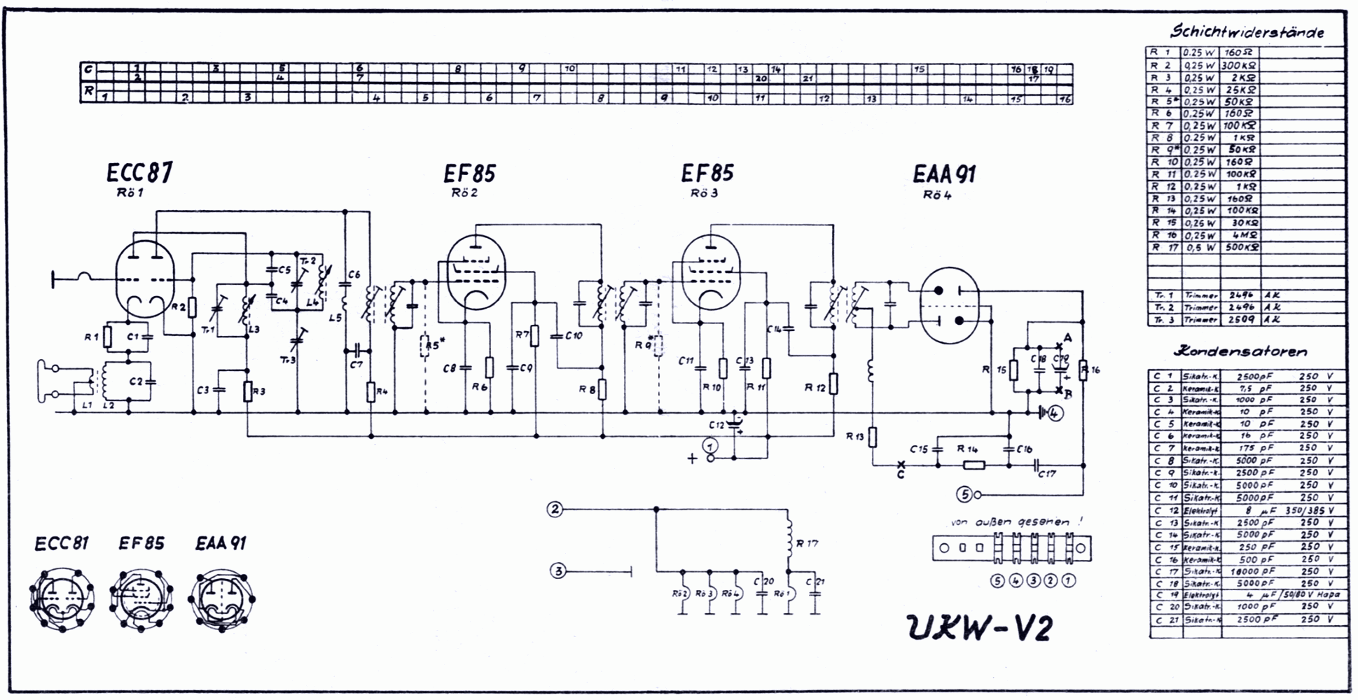 UKW-Vorsatzgerät V2, 1955, 003