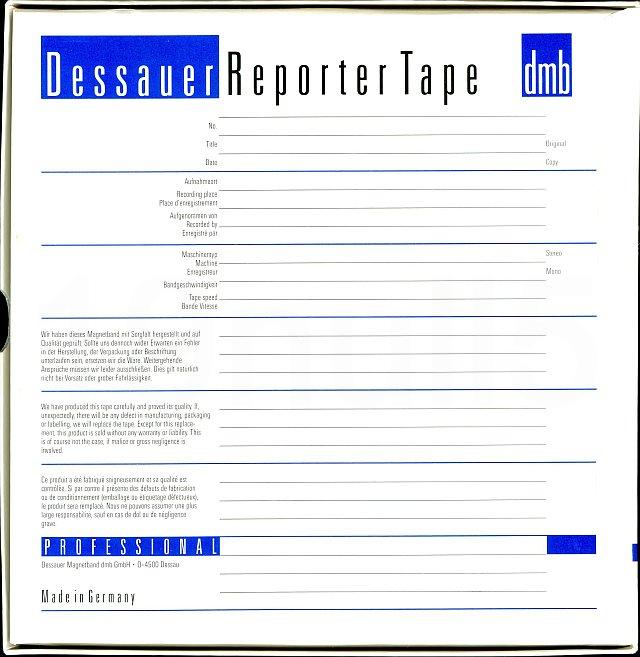 Dessauer Magnetband P RT/851 (2)