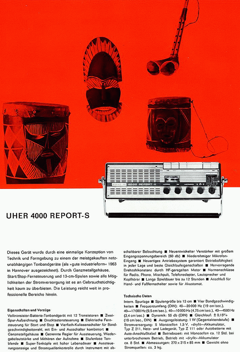 4000 Report-S, 1963/64