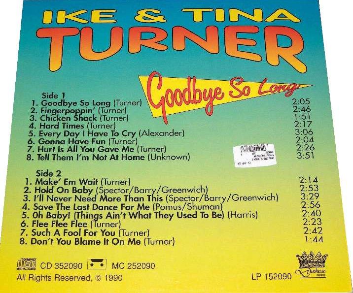 Ike & Tina Turner, 01R