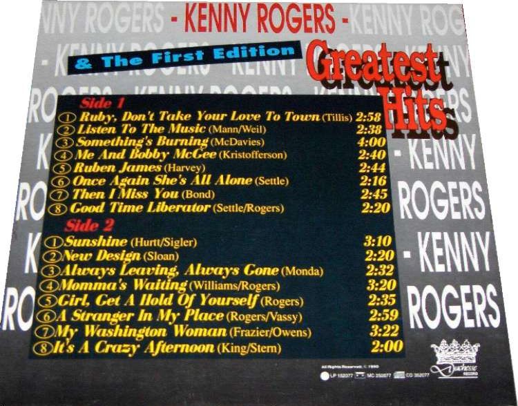 Kenny Rogers, 01R