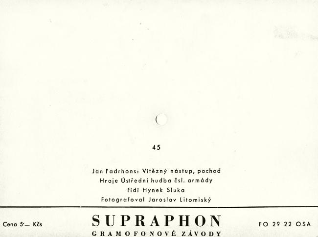 SUPRAPHON, FO 2922 OSA, 02