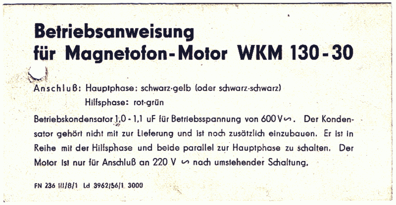 Capstanmotor WKM130-30, Leisnig, 002