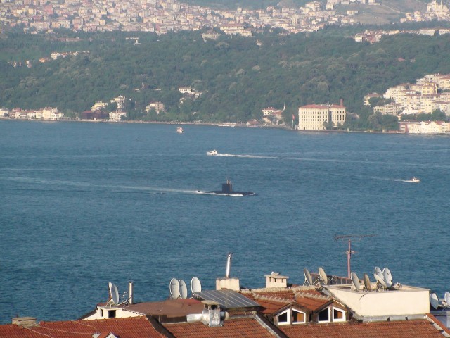 U-Boot im Bosporus