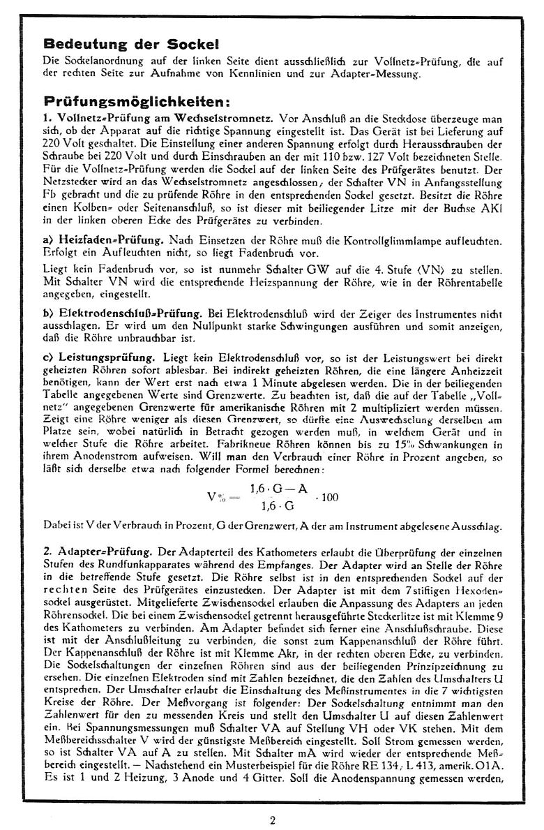 Kathometer D Mod.39, BDA 02