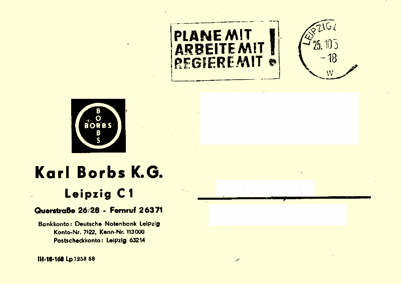 Fa. Borbs, ET-Vertrieb, 01