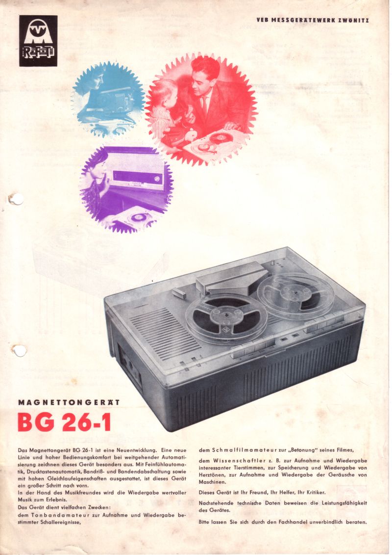 Werbe- und Datenblatt von 1964 (1)
