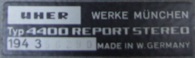 4400 REPORT STEREO (Typ)