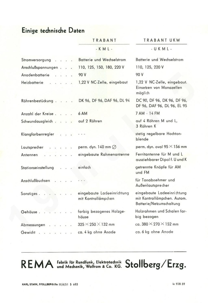 Rema Trabant Werbeblatt 1959 (2)