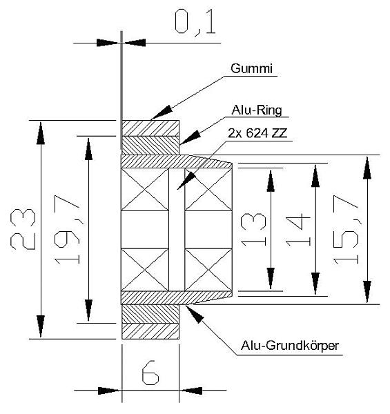 Andruckrolle T-Audio, 00