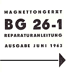 BG 26-1, RA 1963