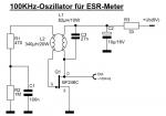 ESR-Meter, 100KHz - Oszillator