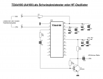 Schwingkreistester/Oszillator mit TDA4100 (A4100), Schaltung