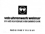 Uhrenwerke Weimar - Logo
