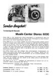Musik-Center Stereo 6000, Kataloganzeige