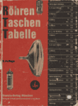 Röhren Taschen Tabelle (9) 1963