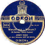 Warum nur - Warum?, Jenny Even 1942