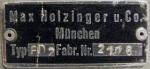 HOLZINGER-Diktat (Typ)