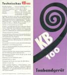 KB100 Werbeblatt 1958 (S1-4)